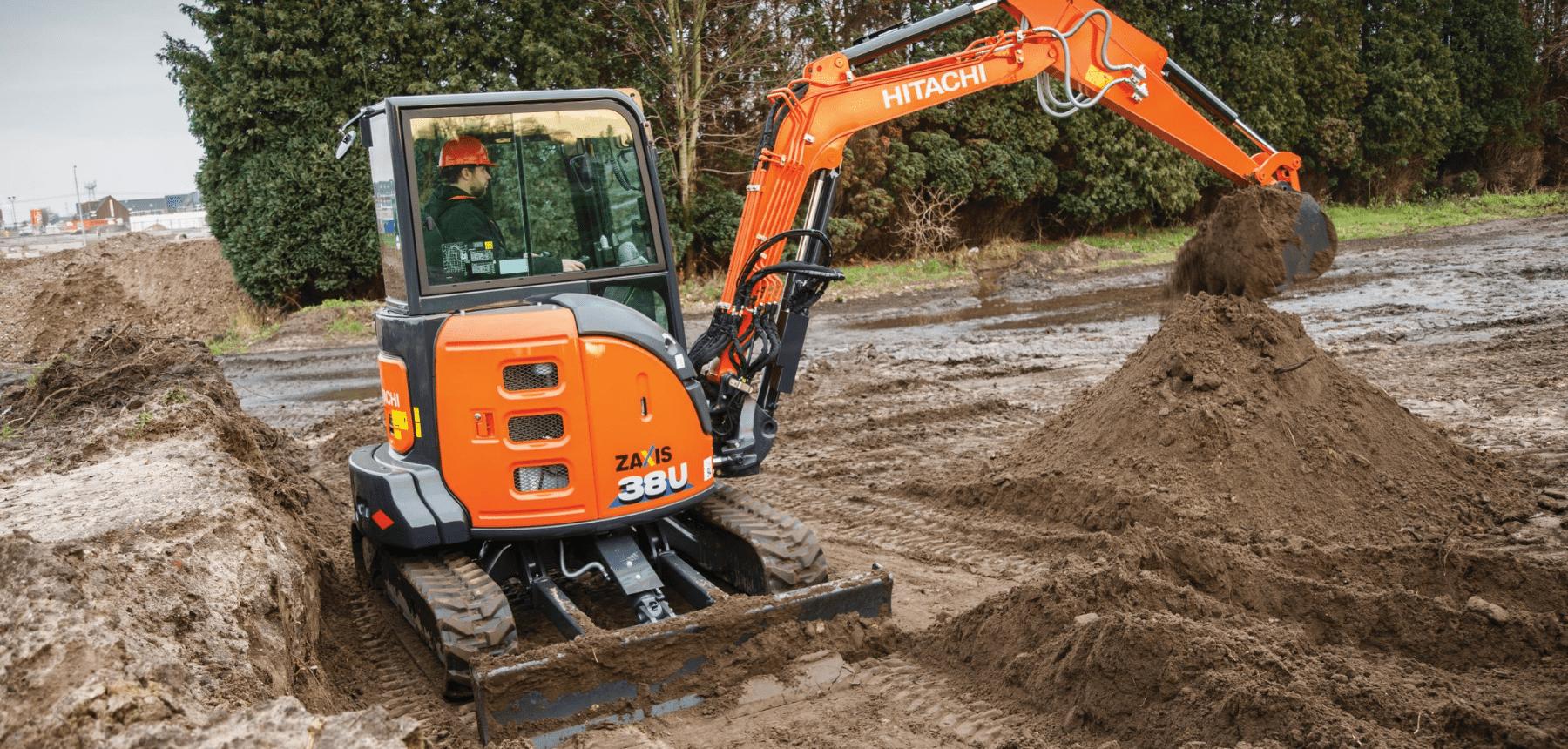 Hitachi ZX38U-6 Mini Excavator | Mini Diggers | Hitachi UK