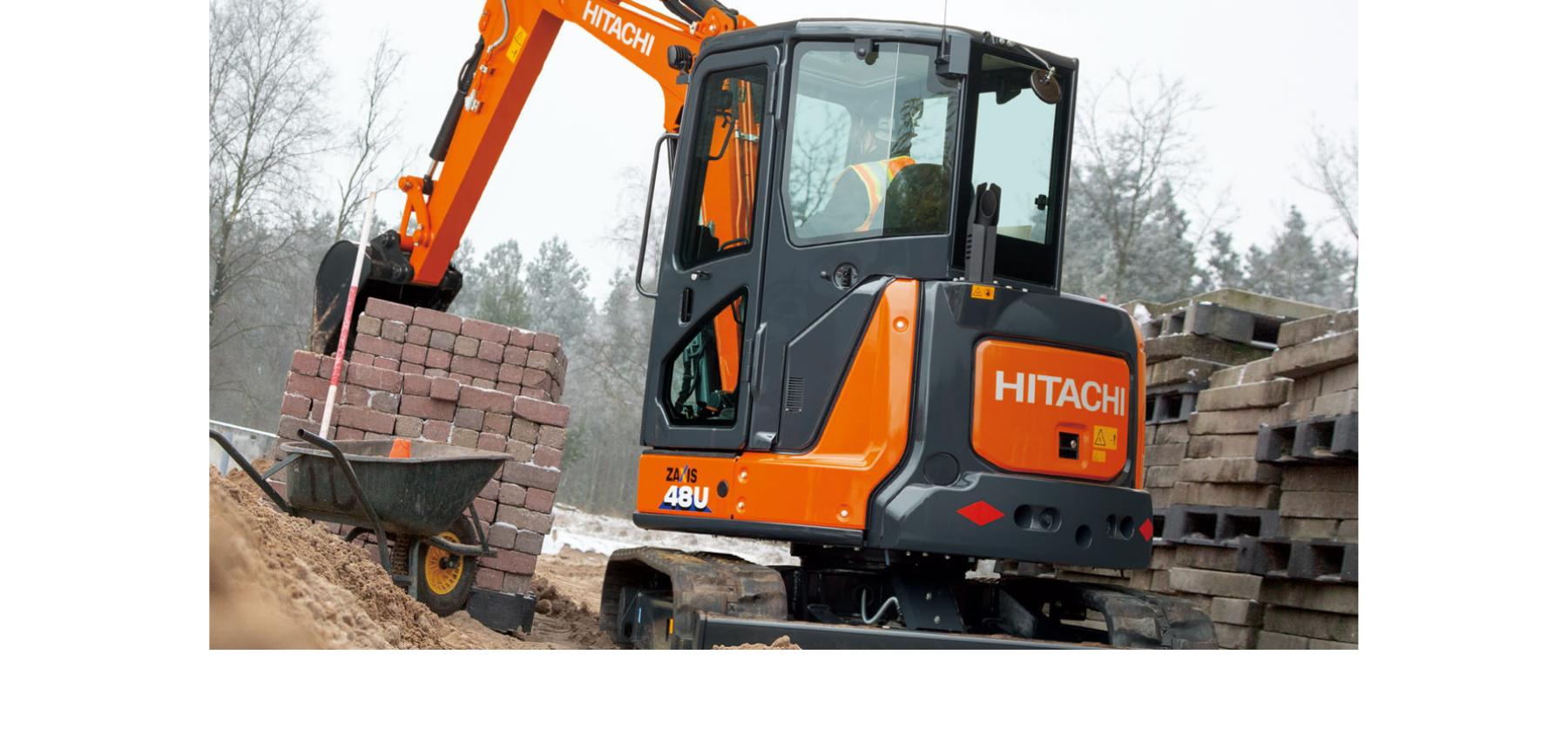 Hitachi ZX48U-6 Mini Excavator | Mini Diggers | Hitachi UK